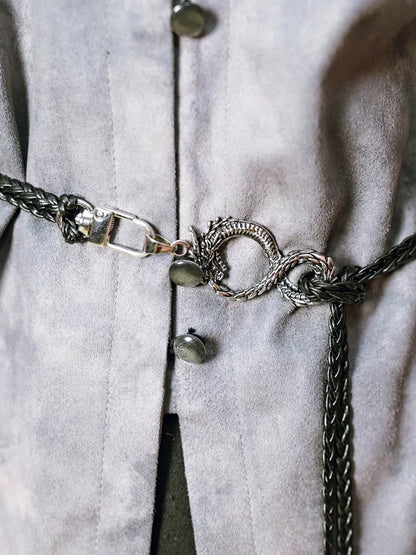 ドラゴンチャイナタッセルベルトレースアップオリジナルペンダント