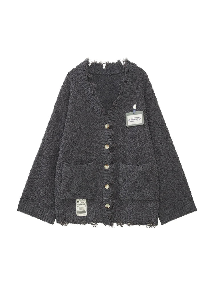 Loose Long Knit Cardigan Sweater