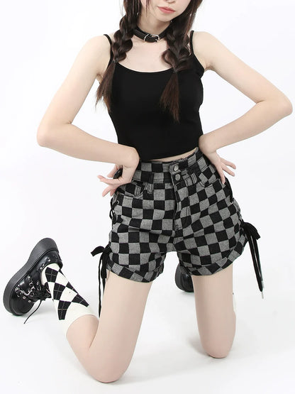 Checker Block Shorts