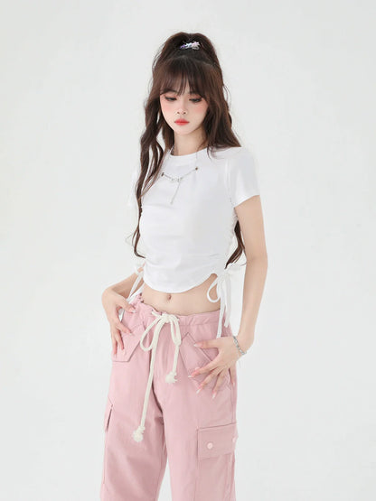 Hot Cool Top Slim Love Girl