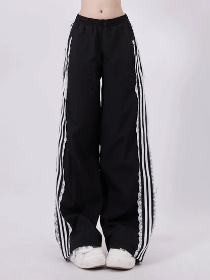 Pants Stripe Side Casual