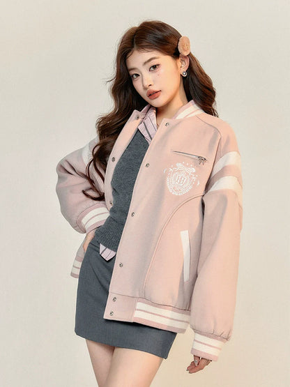 Sportliche rosa Jacke Sweet