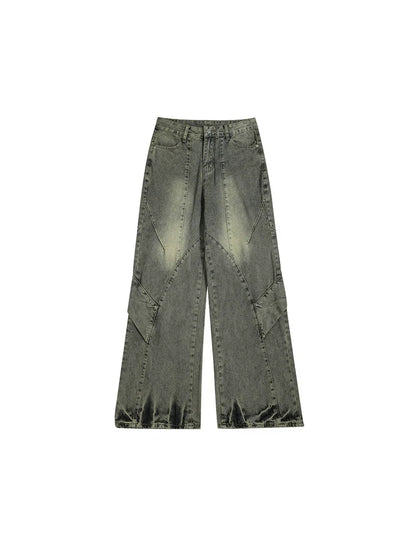 Pants Damaged Osh Wide-Loose Denim