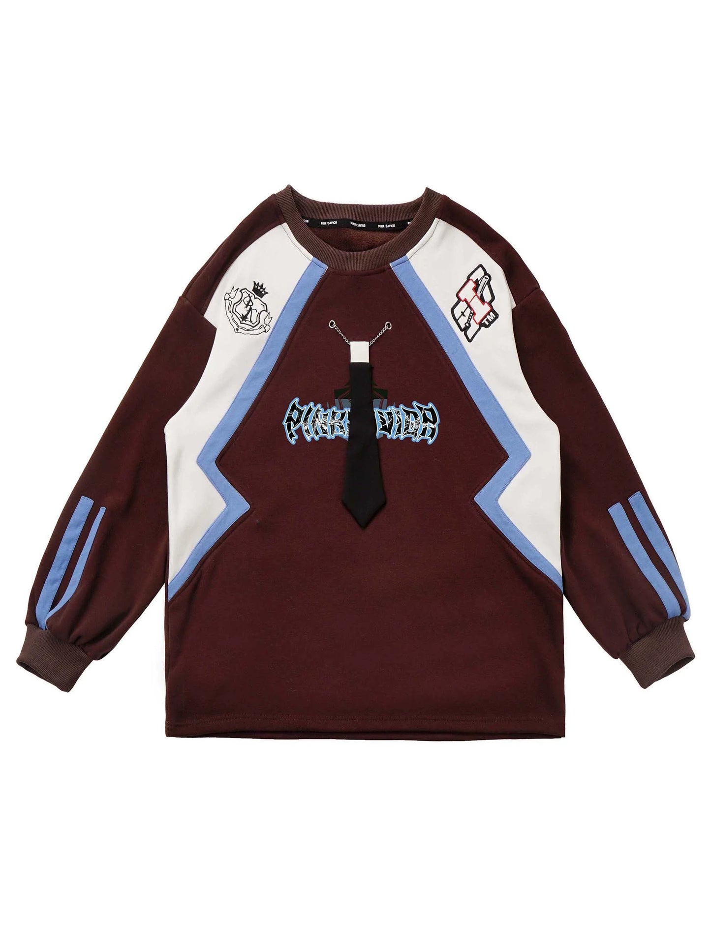 Color Sweatshirt American Retro Loose Contrast