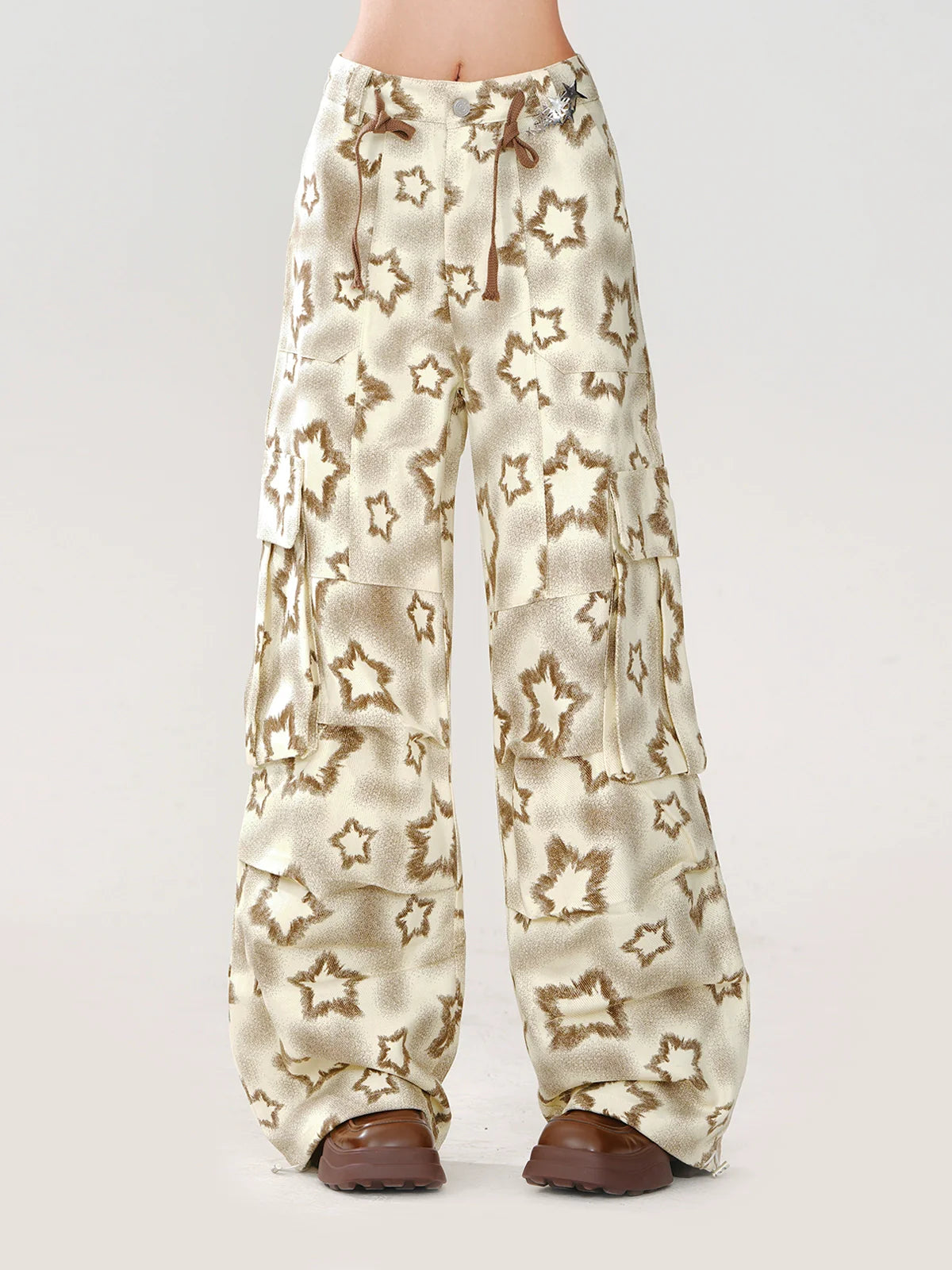 Star Loose Casual Wide Pants