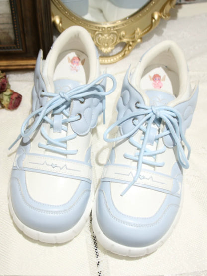 Baskets à lacets Angel Neighborhood Angel Little