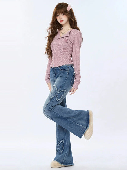 Button Dusty Cardigan