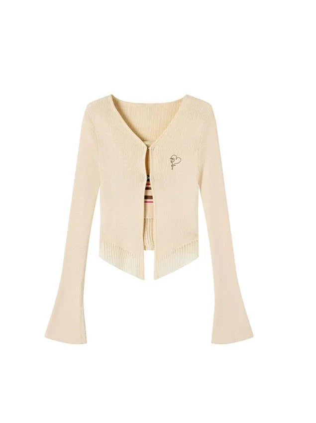 Slim Spring Milky Cardigan