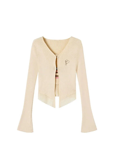 Slim Spring Milky Cardigan