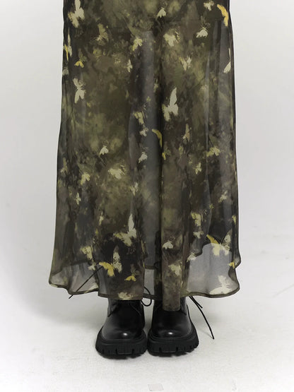 Green Mode Dress Dark Summer Tight