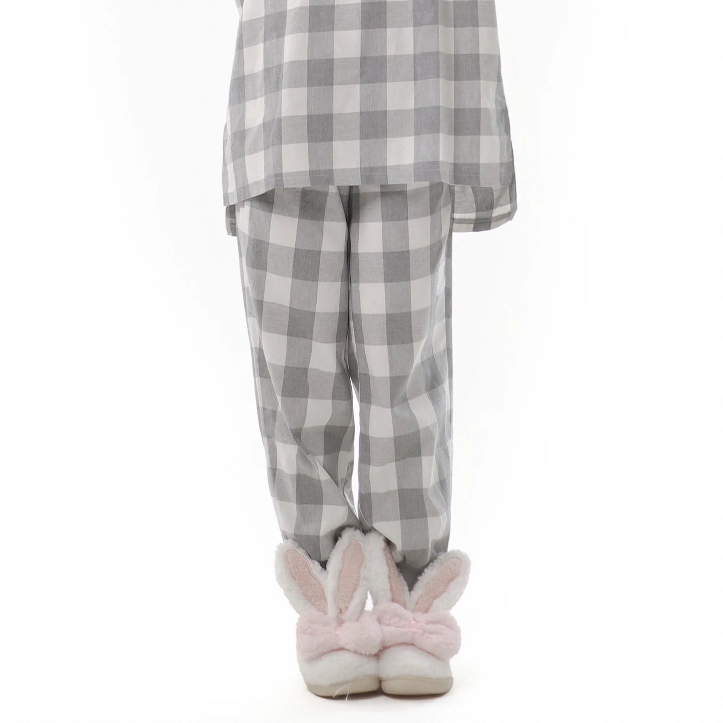 Soft Cotton Pajamas Loungewear Casual Check
