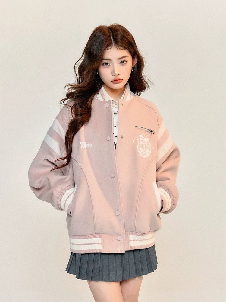 Sportliche rosa Jacke Sweet