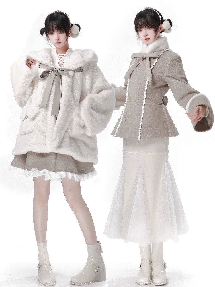 Manteau Munapoem Eco Far, veste de course à bretelles sans queue de poisson, combinaison en laine