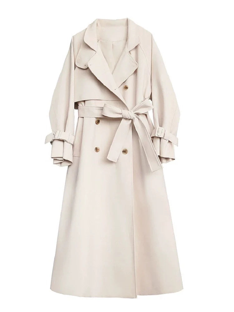 Retro End British Trench High Cape Style Coat
