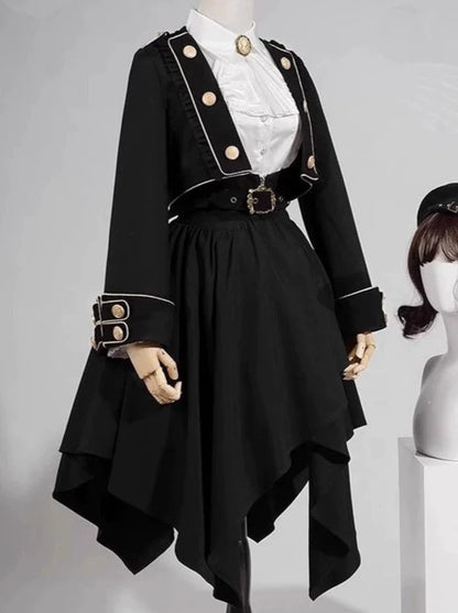 Ensemble Lolita de style gothique foncé