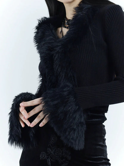 Ghost Knit Cardigan Mode Girl Jacket