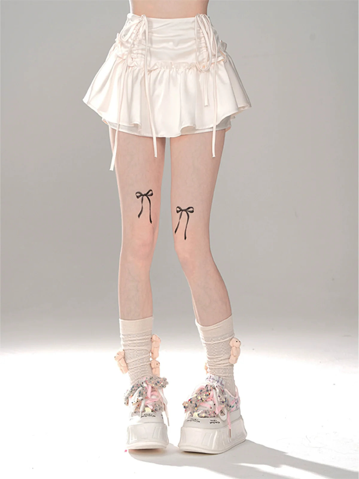 Sunset Skirt Pink Swan White