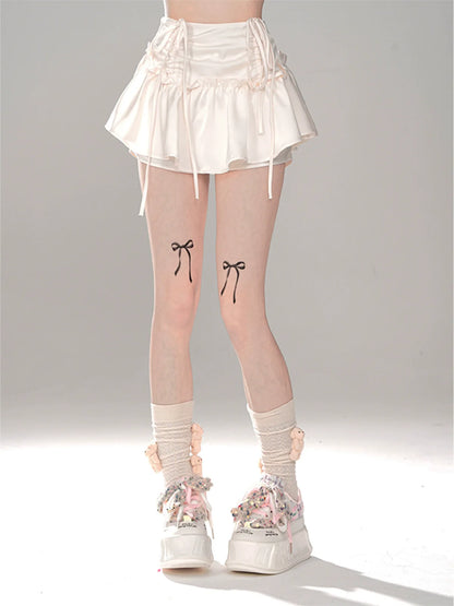 Sunset Skirt Pink Swan White