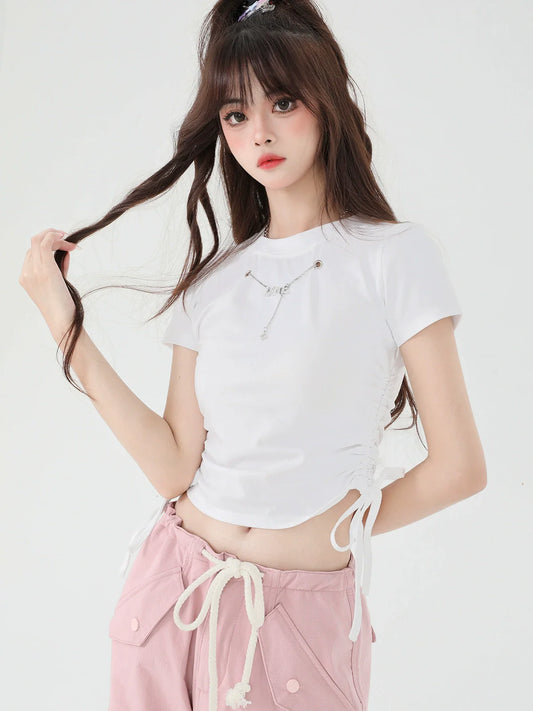 Hot Cool Top Slim Love Girl