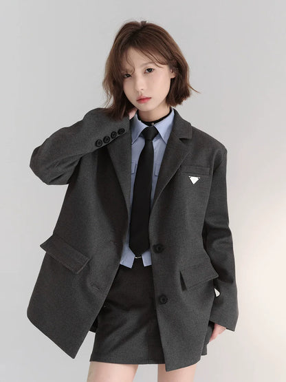 Veste décontractée ample One-Point