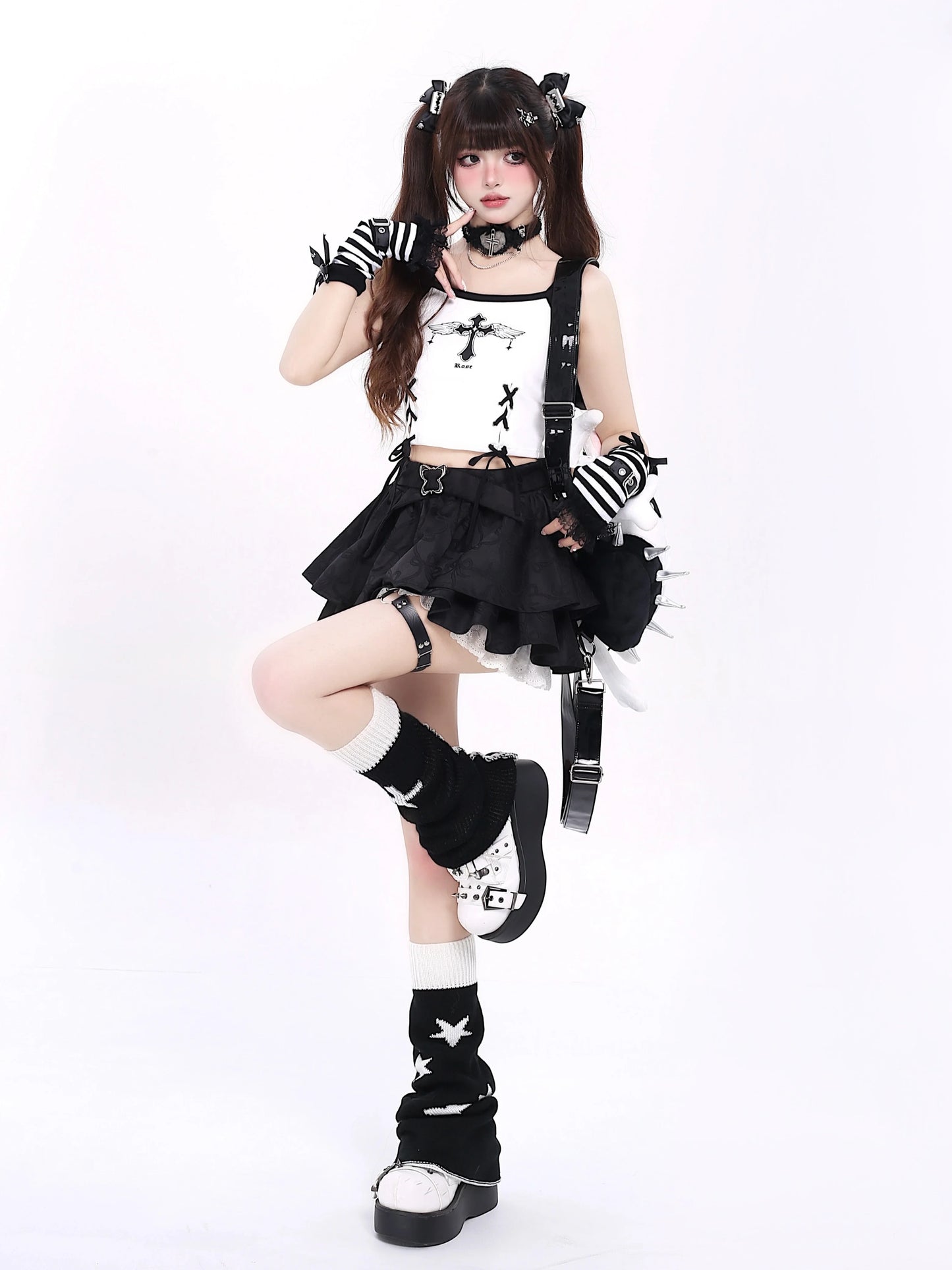 ショートジャカードスカート フレンチ