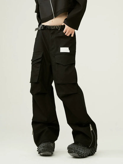 Loose Mode Straight Cargo Pants