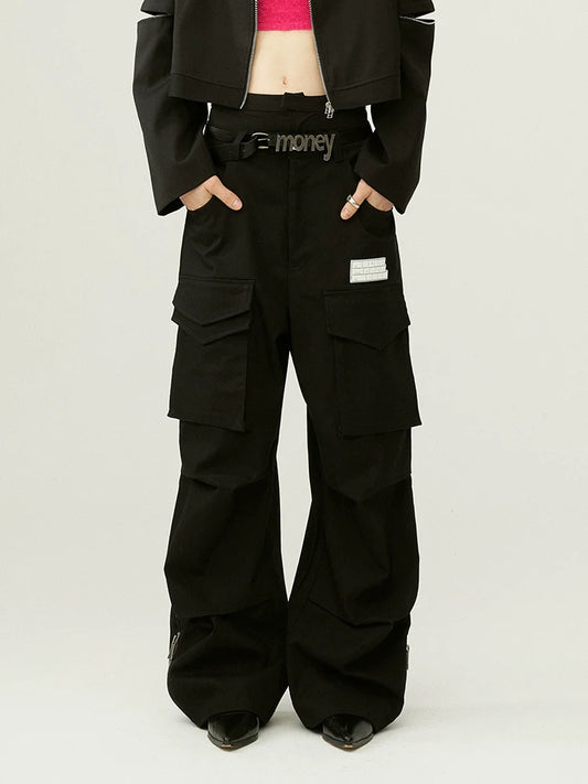 Pantalon cargo droit Loose Mode