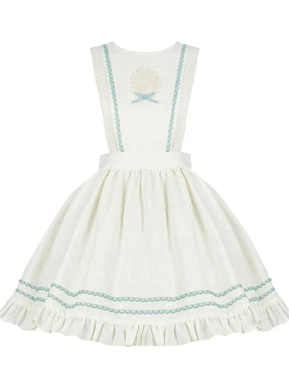 Summer Dress Flower Apron Flower + Retro