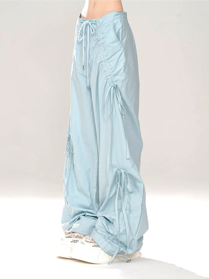 Drawstring Pants Loose Casual