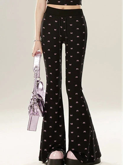 Dress Lazy Chic Pants Cardigan + Black Bootcut Suspender