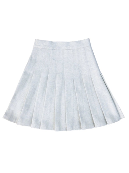 Jupe à col ruban Lolita menthe, veste plissée verte rétro