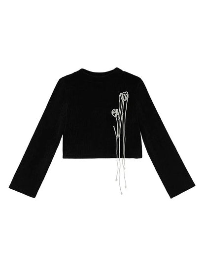 Tulipe courte Mote Dark Rib Top