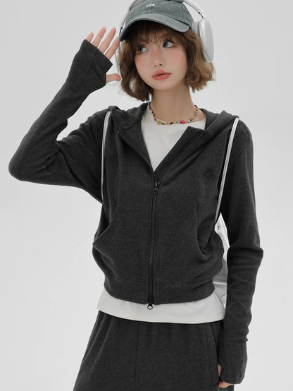 Lazy Sweatshirt Hoodie Jacket Pants Style Sport Casual Korean