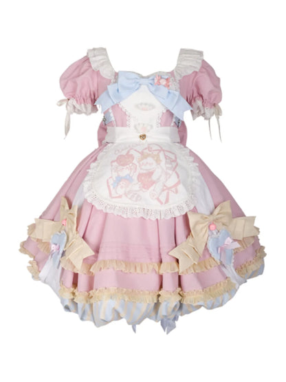 Robe Douce Lolita Chat Léopard
