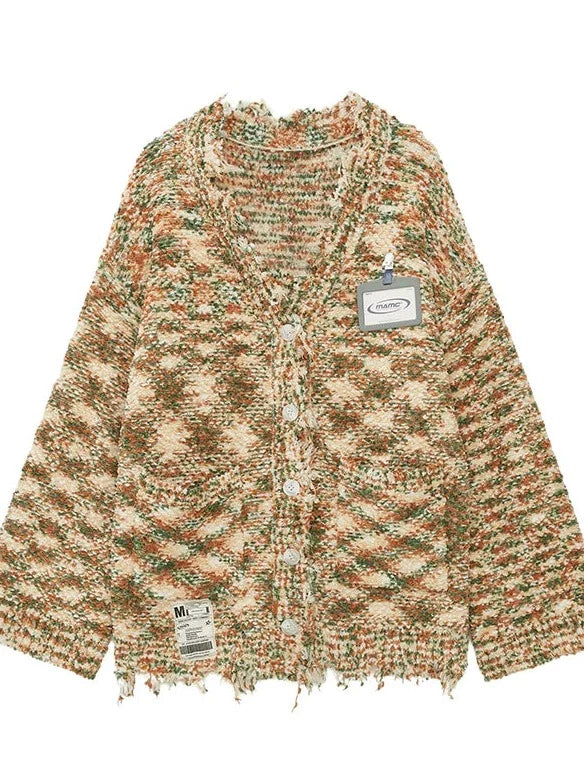 Loose Long Knit Cardigan Sweater