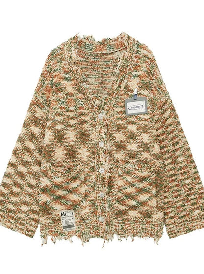 Loose Long Knit Cardigan Sweater