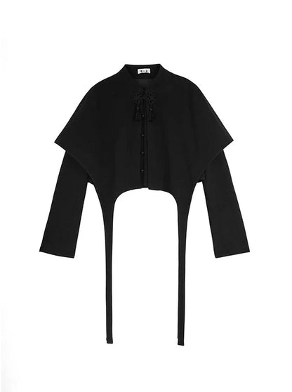 Asymmetrical China Retro Cloak