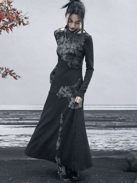 Contrast Inner Color Bottling High Dress Textured End