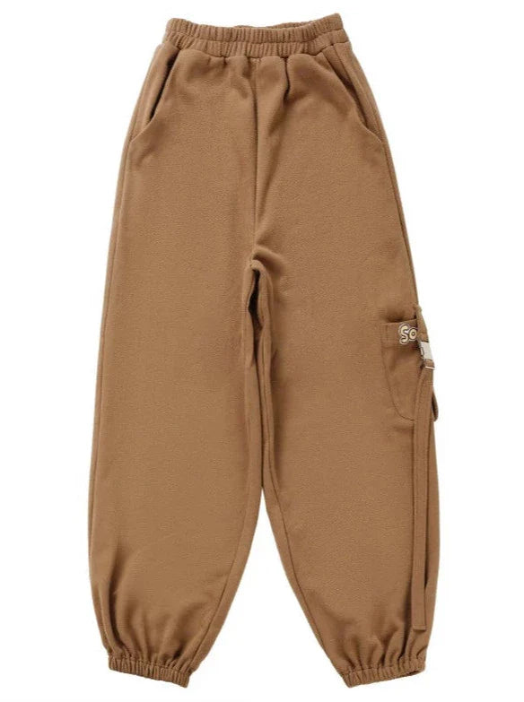 Hoody Fake Far Court + Velvet Casual Pants