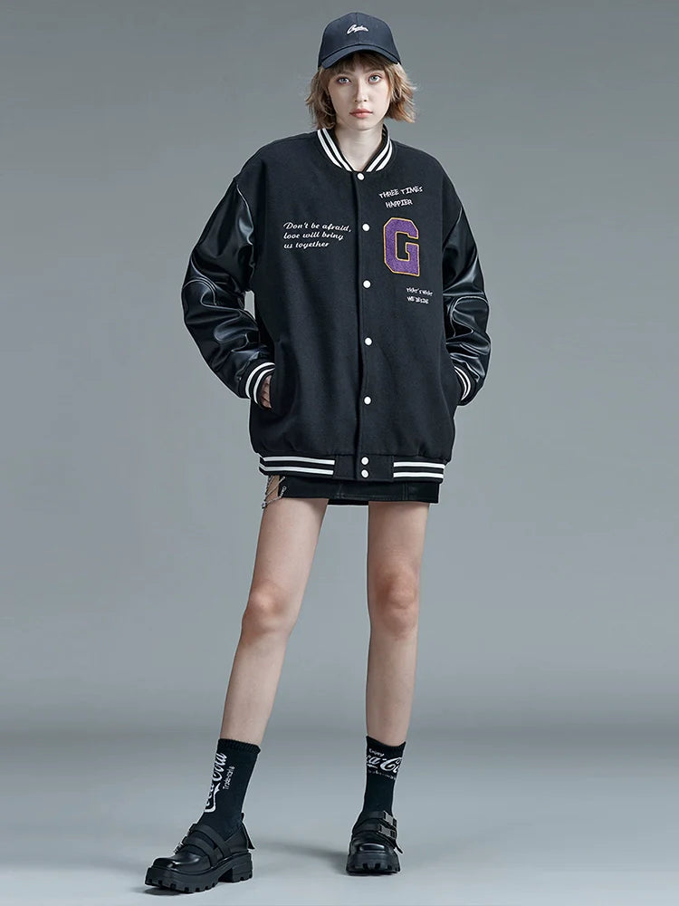 Mode Bag Leather Jacket Logo