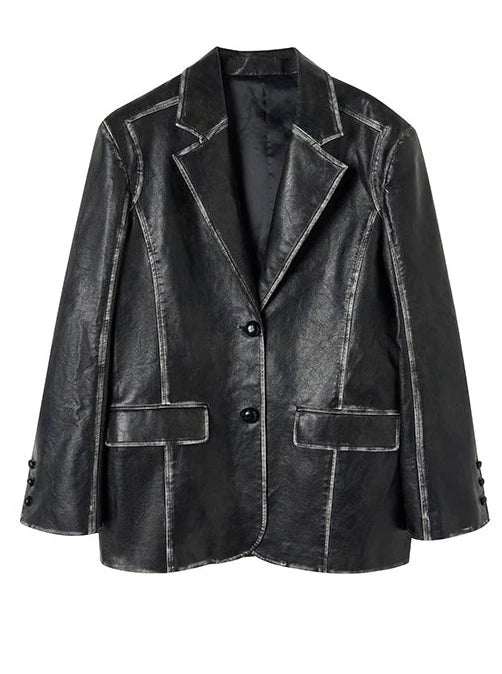 Veste en cuir Osh + jupe courte