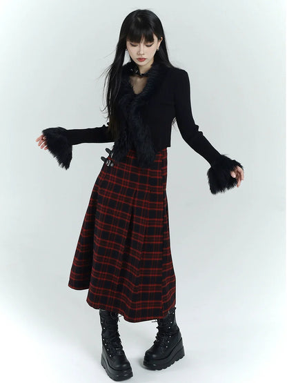 Ghost Knit Cardigan Mode Girl Jacket