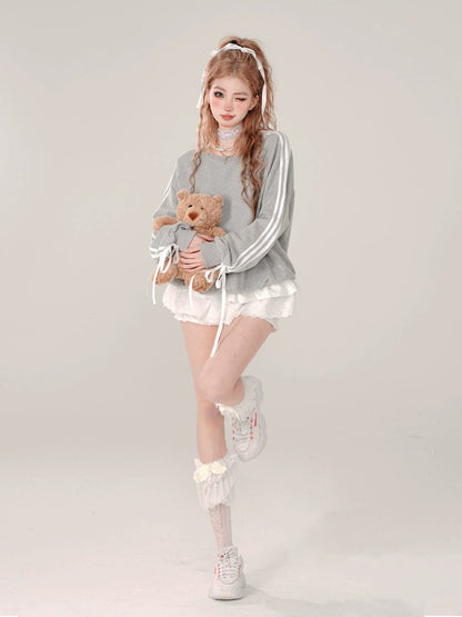 Casual Design Sweatshirt Side