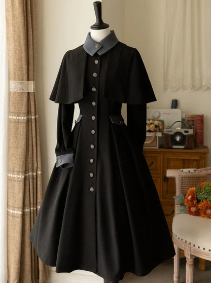 Manteau élégant rétro classique