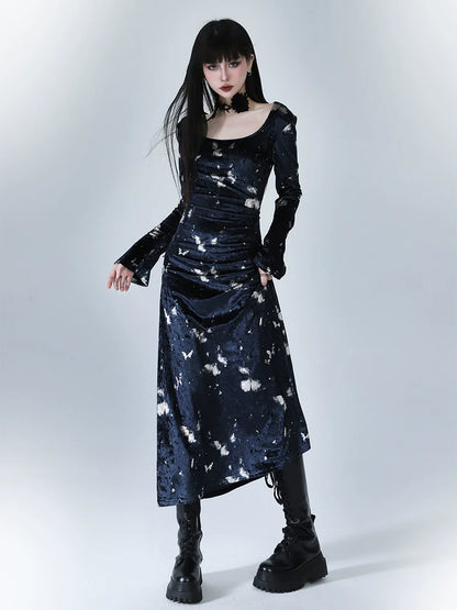 Velvet Dress Dark Mode Square