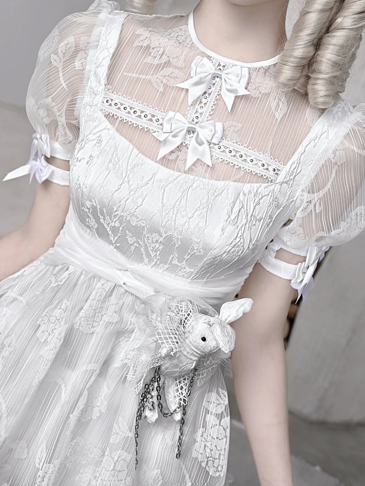 White Pants Lace Dress Pure Inner