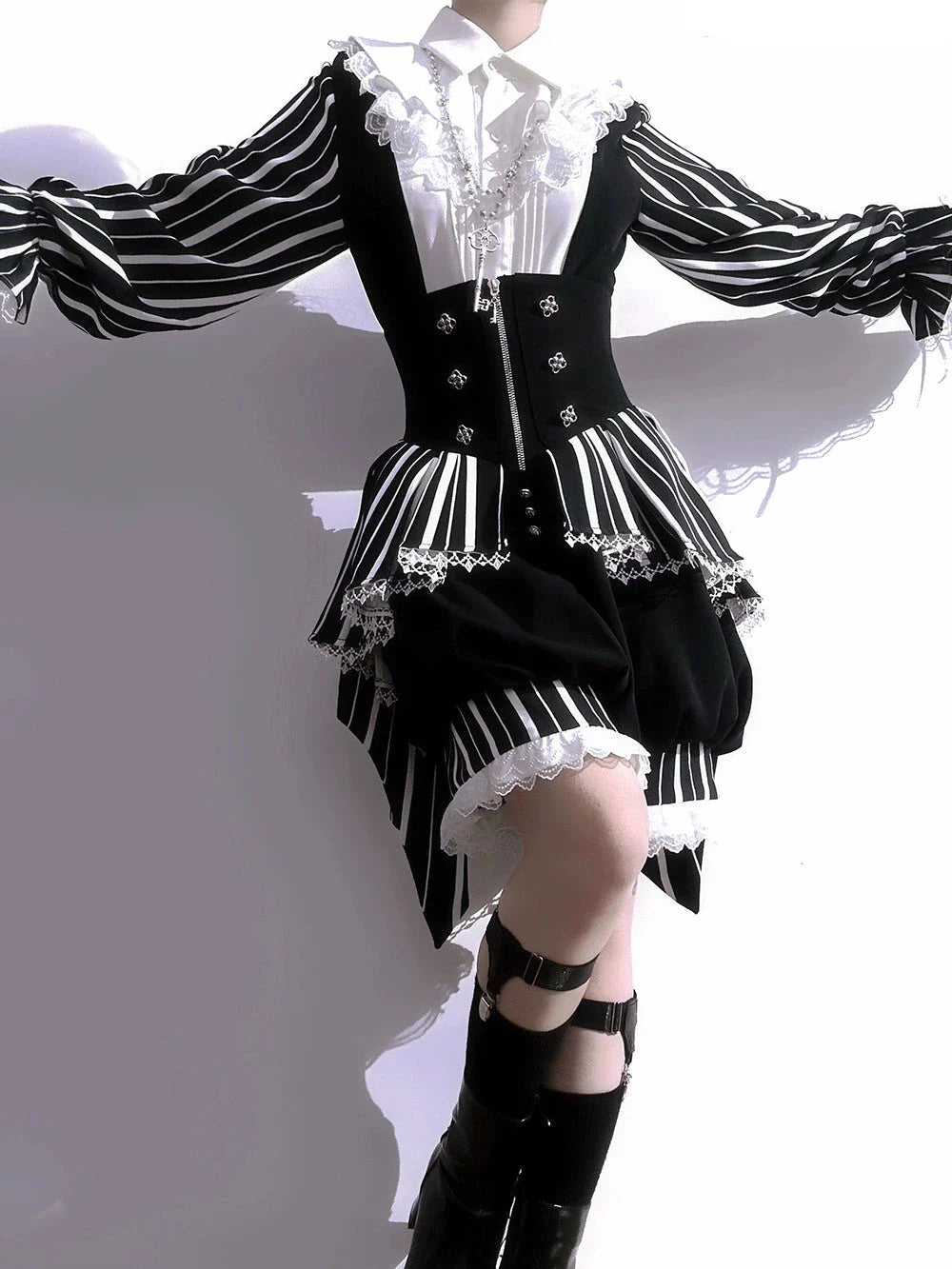 Lolita Retro Shirt + Wonderful Prince Trick Elegant Shorts