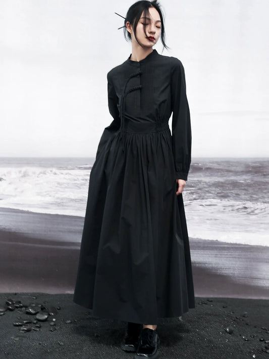China Mode Shirt Dress French Swing
