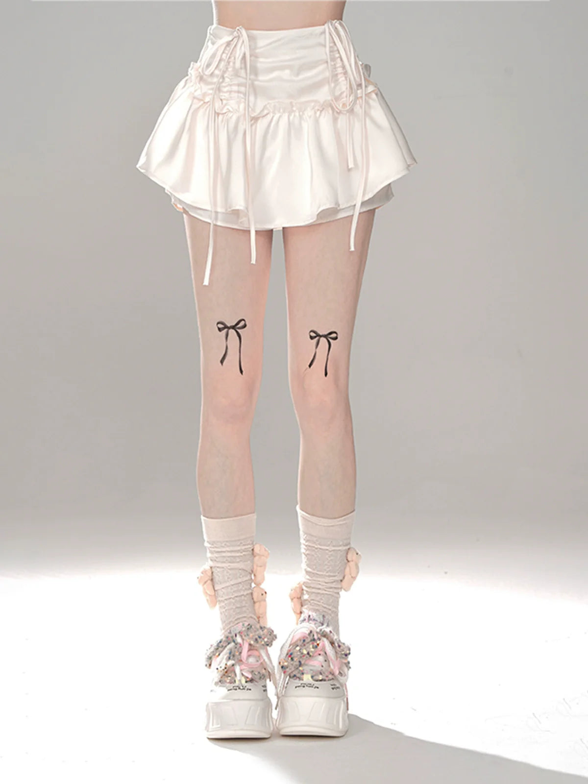 Sunset Skirt Pink Swan White