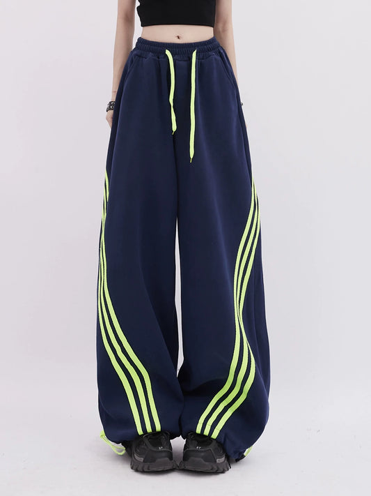 Wide Yellow Sweatpants Line